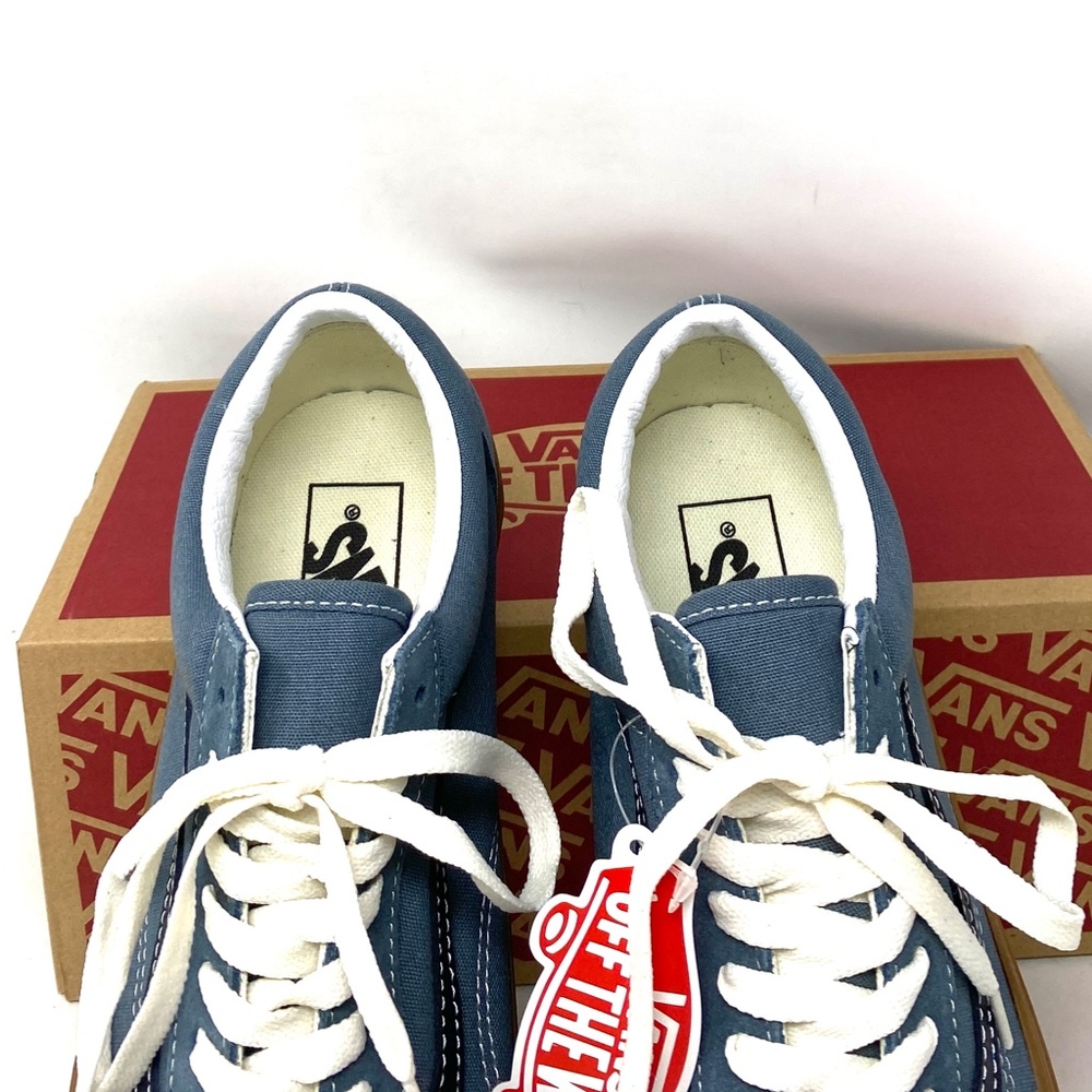 VANS Old Skool Vintage Gum Casual Shoes For Women Canvas Suede Blue VN0A5KRSRV2 - Picture 5 of 11